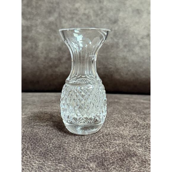 Waterford crystal Mini Cut 4" Vase NO Box - Picture 2 of 5